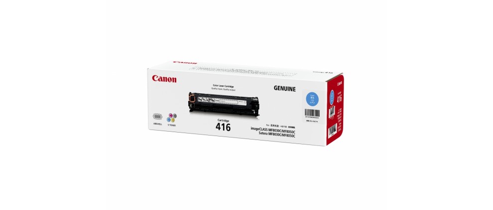 Canon Cartridge 416 Cyan Toner